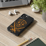 5050bmx La Muerte Skull Tough iPhone 14 Phone Case