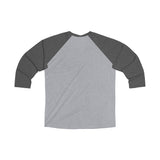 5050bmx Authentic All Time High (Black) Unisex Tri-Blend 3\4 Raglan Tee