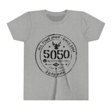 5050bmx All Time High Live Free (Front Print) - Youth Short Sleeve Tee