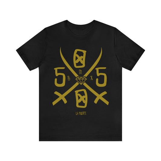 5050bmx La Muerte Swords (Vintage Vegas Gold) - Short Sleeve Tee