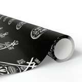 5050bmx La Muerte Skull Wrapping Paper (30" x 36" / 30" x 72" / 30" x 180")