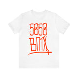 5050bmx Scrawl (Red) - Short Sleeve Tee
