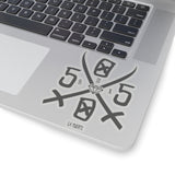 5050bmx La Muerte Swords (Black) Sticker (4" or 6")
