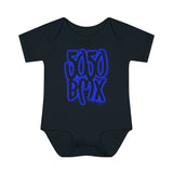 5050bmx Graffiti Infant Baby Onesie (Blue)