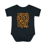 5050bmx Graffiti Infant Baby Onesie (Orange)
