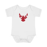5050bmx Eagle Infant Baby Onesie (Red)