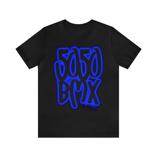 5050bmx Graffiti (Blue) - Short Sleeve Tee