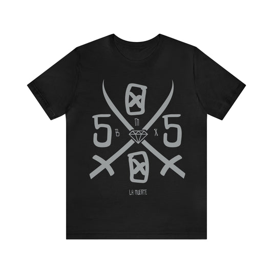 5050bmx La Muerte Swords (Silver) - Short Sleeve Tee