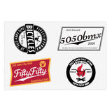 5050bmx Stay Stoked Sticker Sheet (6" x 4")