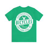 5050bmx Stay Stoked (Front & Back Print) (White) - Short Sleeve Tee