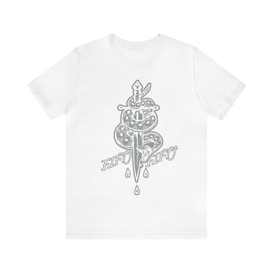 5050bmx La Muerte Snake Dagger (Silver) - Short Sleeve Tee