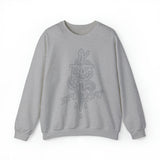 5050bmx La Muerte Snake Dagger Crewneck Sweatshirt (Silver)