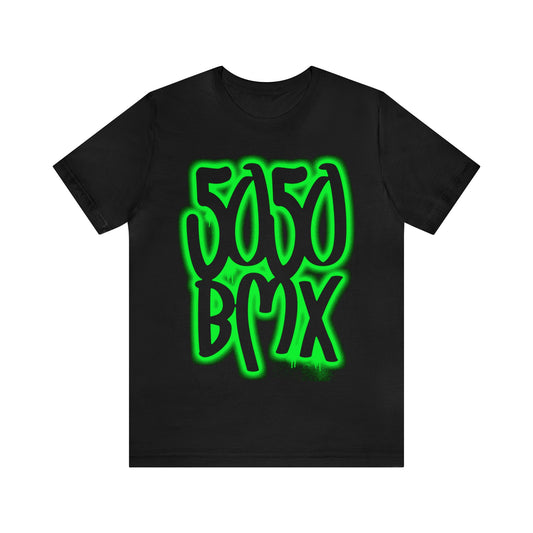 5050bmx Graffiti (Green) - Short Sleeve Tee