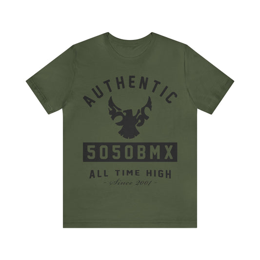 5050bmx All Time High (Front Print) (Black) - Short Sleeve Tee
