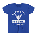 5050bmx All Time High (Front Print) (White) - Youth Short Sleeve Tee