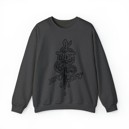 5050bmx La Muerte Snake Dagger Crewneck Sweatshirt (Black)