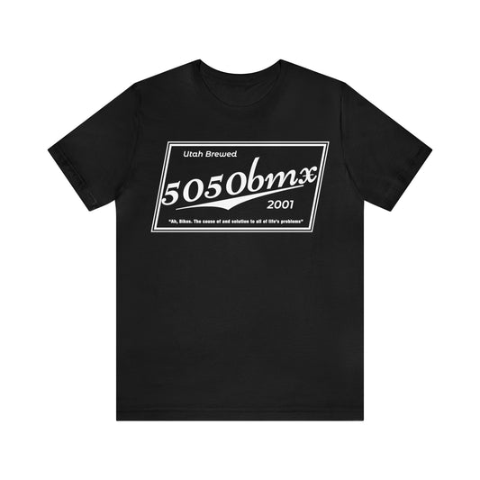 5050bmx Utah Brewed (White) - Short Sleeve Tee