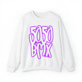5050bmx Graffiti Crewneck Sweatshirt (Purple)