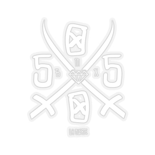 5050bmx La Muerte Swords (White) Sticker (4" or 6")