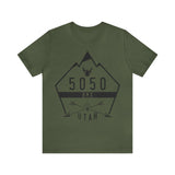 5050bmx Utah (Front Print) - Short Sleeve Tee
