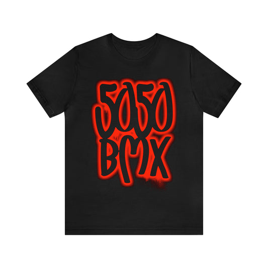 5050bmx Graffiti (Red) - Short Sleeve Tee