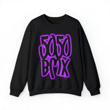 5050bmx Graffiti Crewneck Sweatshirt (Purple)