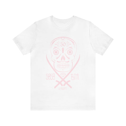 5050bmx La Muerte Skull (Pink) - Short Sleeve Tee