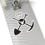 5050bmx Moving Mountains Pick & Shovel Sticker (4" or 6")