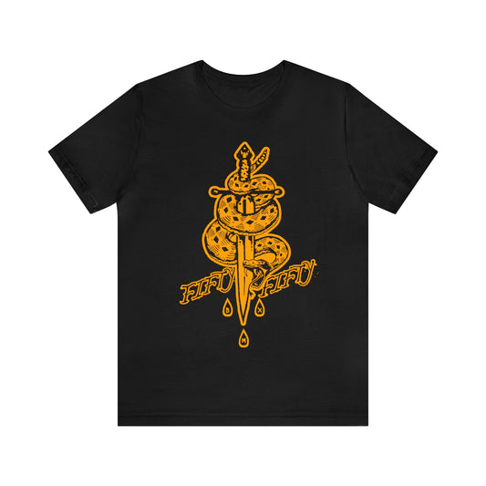 5050bmx La Muerte Snake Dagger (Orange) - Short Sleeve Tee