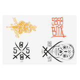 5050bmx La Muerte Sticker Sheet (6" x 4")