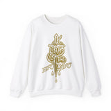 5050bmx La Muerte Snake Dagger Sweatshirt (Vintage Vegas Gold)