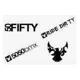 5050bmx Logo Sticker Sheet (6" x 4")