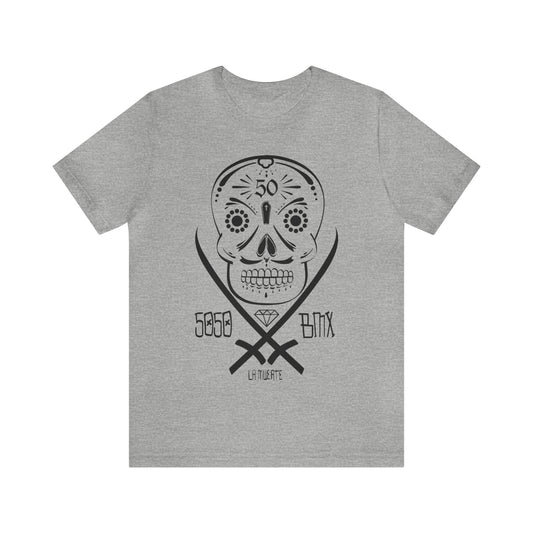 5050bmx La Muerte Skull (Black) - Short Sleeve Tee