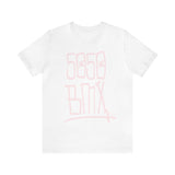 5050bmx Scrawl (Light Pink) - Short Sleeve Tee