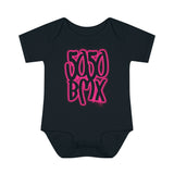 5050bmx Graffiti Infant Baby Onesie (Pink)