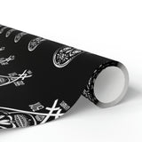 5050bmx La Muerte Skull Wrapping Paper (30" x 36" / 30" x 72" / 30" x 180")