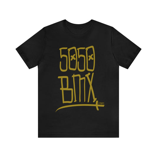 5050bmx La Muerte Scrawl (Orange) - Short Sleeve Tee