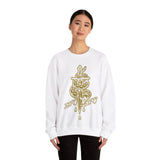 5050bmx La Muerte Snake Dagger Sweatshirt (Vintage Vegas Gold)