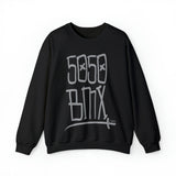 5050bmx Scrawl Crewneck Sweatshirt (Silver)