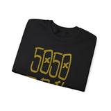 5050bmx Scrawl Crewneck Sweatshirt (Vintage Vegas Gold)