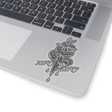 5050bmx La Muerte Snake Dagger Sticker (4" or 6")