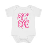 5050bmx Graffiti Infant Baby Onesie (Pink)