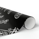 5050bmx La Muerte Skull Wrapping Paper (30" x 36" / 30" x 72" / 30" x 180")