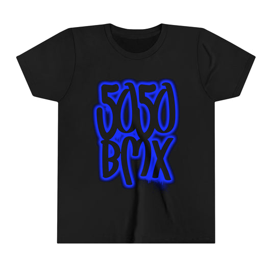 5050bmx Graffiti (Blue) - Youth Short Sleeve Tee