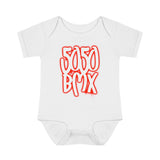 5050bmx Graffiti Infant Baby Onesie (Red)