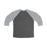 5050bmx Snake Dagger (Premium Heather / Vintage Black) Unisex Tri-Blend 3\4 Raglan Tee