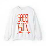 5050bmx Scrawl Crewneck Sweatshirt (Red)