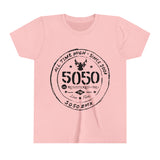 5050bmx All Time High Live Free (Front Print) - Youth Short Sleeve Tee