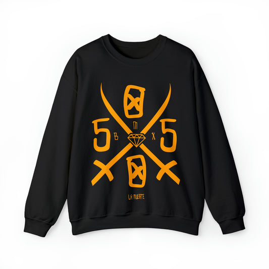 5050bmx La Muerte Swords Crewneck Sweatshirt (Orange)