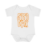 5050bmx Graffiti Infant Baby Onesie (Orange)